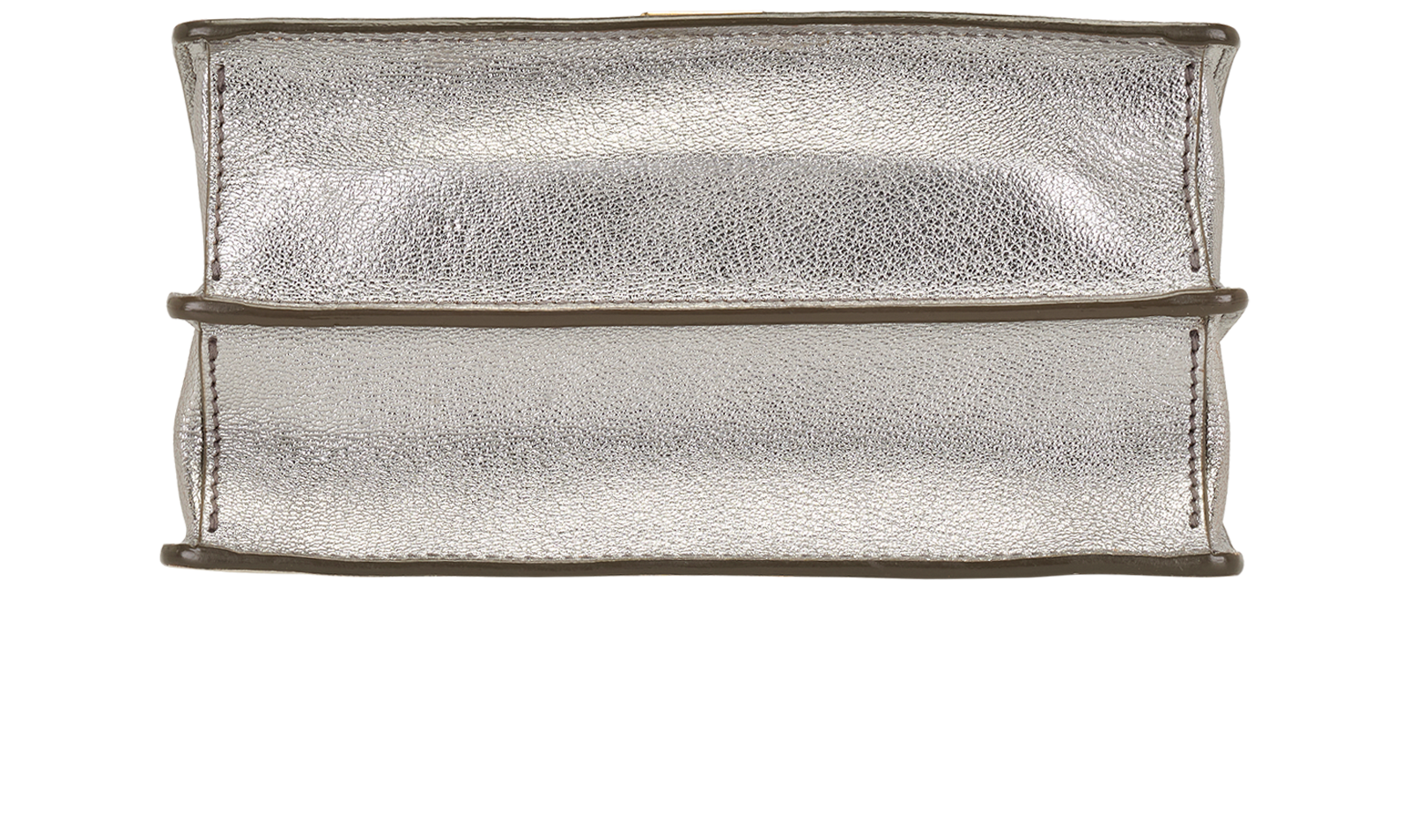 Madras Crossbody, &pound;350, Handbags, Grey/Silver/White, Leather, Top view
